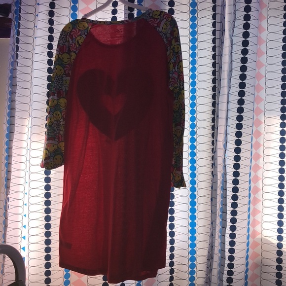Justice Girls Holiday Christmas Emoji Heart Nightgown Pajama PJ - Picture 3 of 4